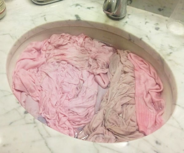 Pink Mold on Clothes